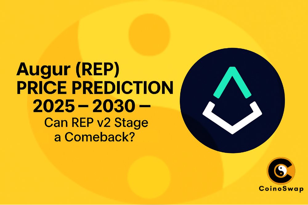CoinoSwap's tweet image. 🔮 Augur (REP) Price Forecast 2025–2030 — No KYC Needed on CoinoSwap
Augur is a decentralized prediction market protocol that lets users bet on real-world events — combining DeFi, oracles, and crowd wisdom.
📈 Can REP make a comeback as prediction markets gain traction? Read…