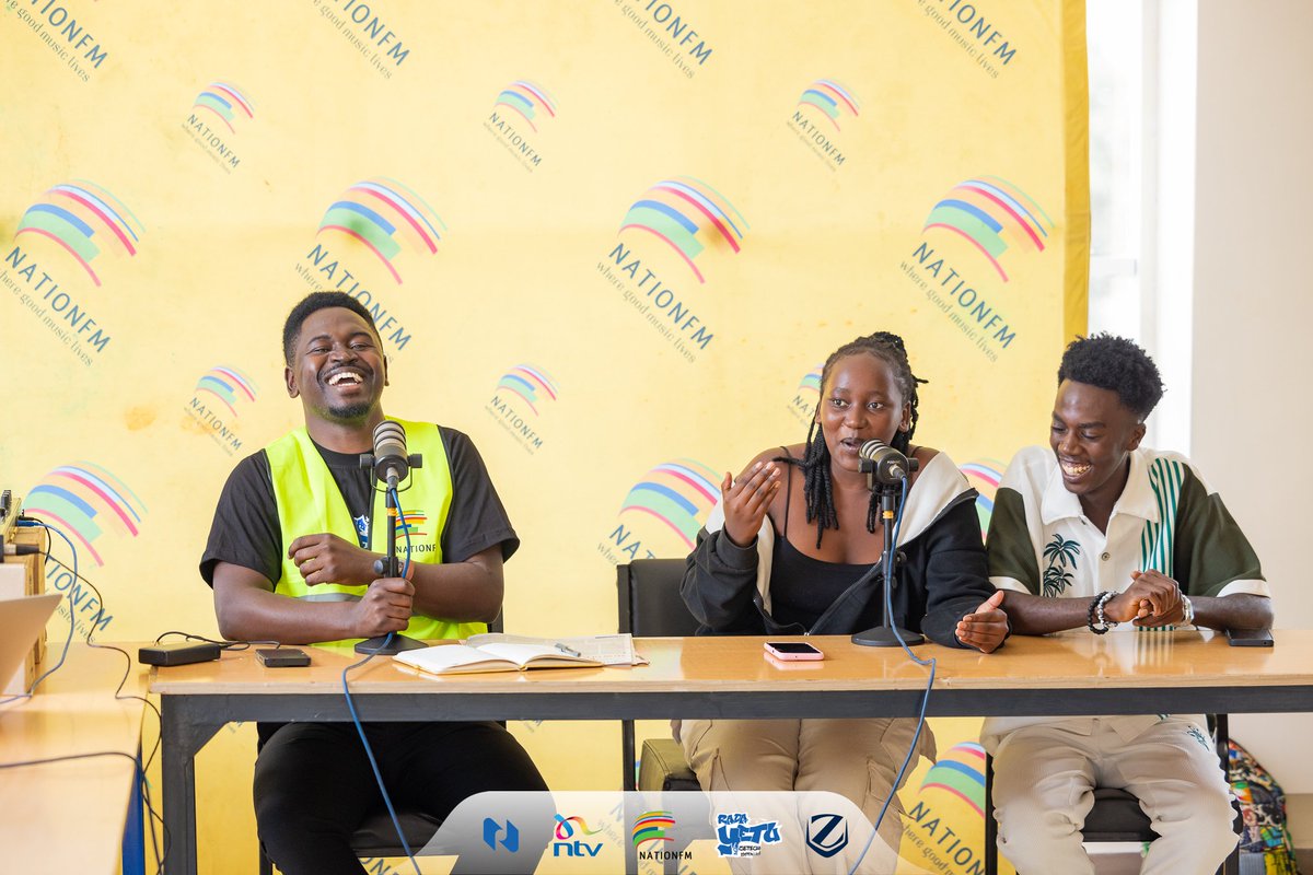 RadaYetuKe's tweet photo. @NationFmKE FM  ilikuwa live on air kwa ground, hosted by @BrianAseli, na students waliparticipate wakiongea juu ya how they cope with their mental health.

#RadaYako #RadaYetu #RadaYaZetech https://t.co/086W098J3M