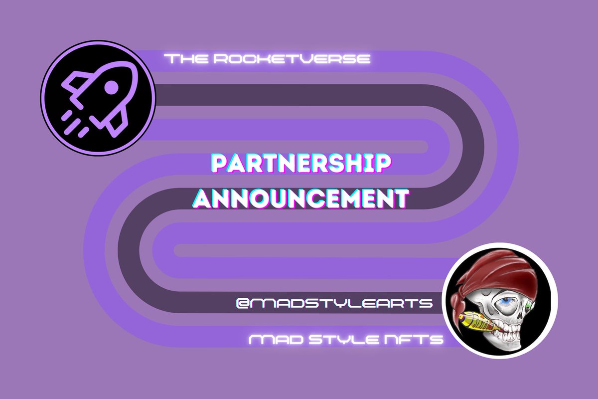 rocketofsolana's tweet image. 🚀 Partnership Announcement 🚀
We’re officially partnering with
@MadStyleArts
🚀
To celebrate, we’re doing a GIVEAWAY 🚀
🎁 Win 0.1 Solana
How to Enter:
1️⃣ Follow
@rocketofsolana
+
@MadStyleArts
2️⃣ Like + RT this post
3️⃣ Tag 3 friends
48 Hours 🚀