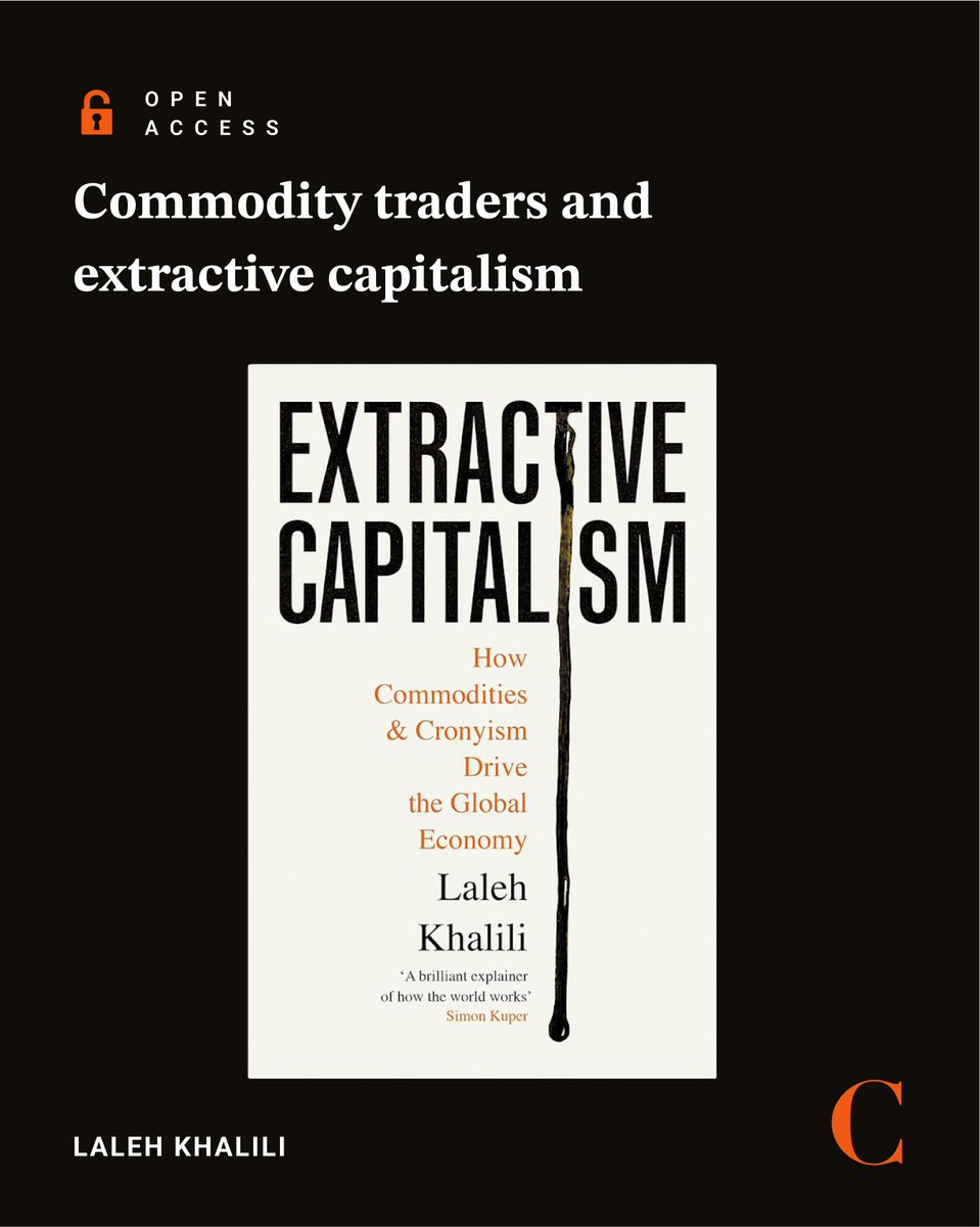 thecaravanindia's tweet image. Open Access | Laleh Khalili’s Extractive Capitalism: How Commodities and Cronyism Drive the Global Economy, published by Profile Books, looks at how primary commodities are excavated and sold, as well as the roles played by management consultants, insurance brokers and so on. In…