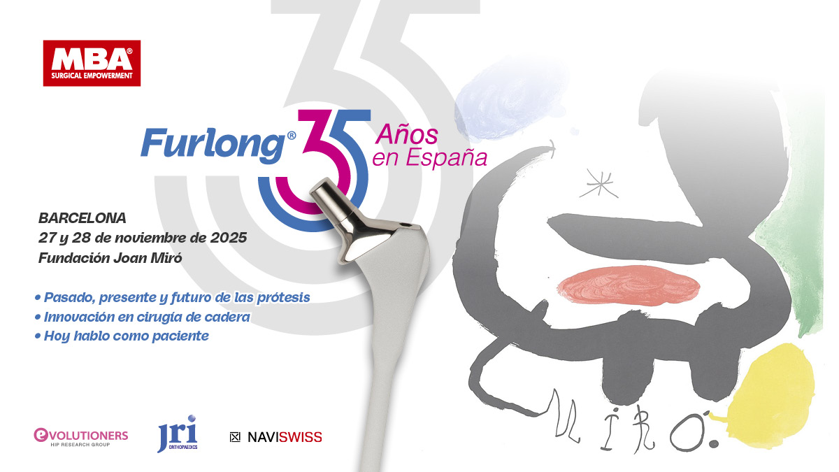 35 años no se cumplen todos los días…

El próximo mes de noviembre celebramos un hito en la historia de la traumatología en España: 35 años de la llegada de la prótesis Furlong.

Una jornada única en la que reuniremos a profesionales, historia, innovación y futuro.
