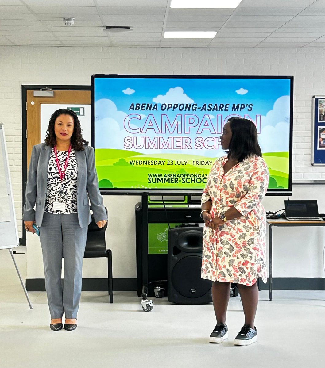 abenaopp's tweet image. Today marks the launch of my Campaign Summer School 2025!
I had a great time kicking things off with the students with an icebreaker and sharing my journey to Parliament as an MP and as a Minister in the Cabinet Office.
Follow #AbenaSummerSchool for updates all week.