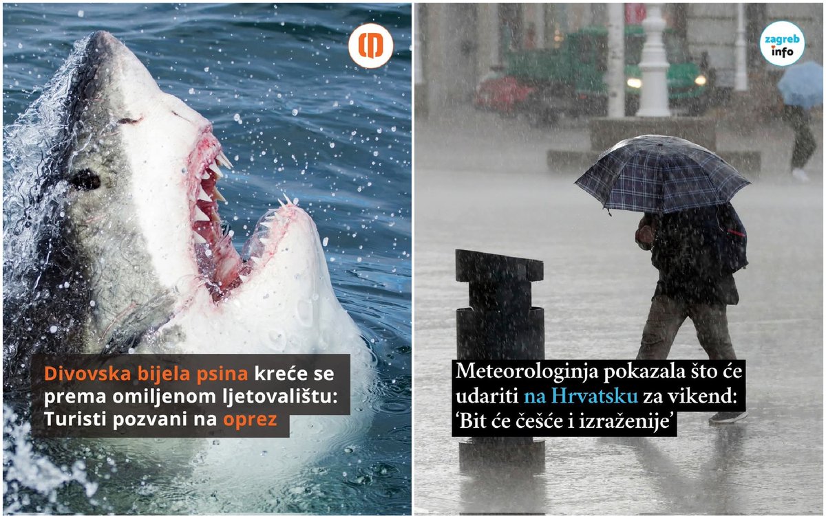 TRadnic's tweet image. Obala Atlantika u SAD-u i bit će pljuskova s grmljavinom. A dojam kao da 'veliki bijeli' ide prema Opatiji, taman da pojede nekoliko ljudi prije vikenda kada će po RH padati atomske bombe!