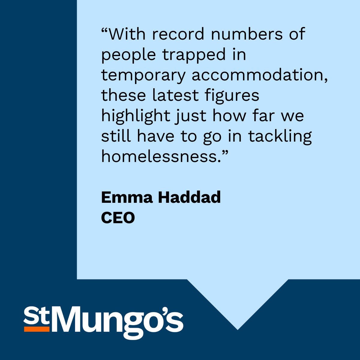 StMungos's tweet image. New data released by the Ministry of Housing, Communities and Local Government (MHCLG) has shown that a record number of households are stuck in temporary accommodation in England.
Read our response: mungos.org/households-in-…