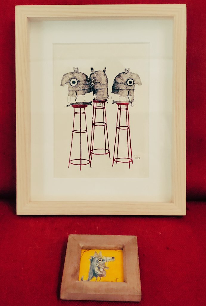 Tkahiiiiiiiiii's tweet image. Masahiroさん(@mshr_fe)の個展
「なんでもない日の記録」にて購入しました原画が届きました♬ありがとうございます(^o^)