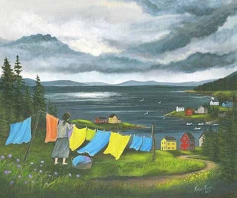 HWarlow's tweet image. Good Morning.
I’ve been having trouble posting art today so I’ve had to find another way to do it
Newfoundland artist Kimberley Ropson Fine Art America site for more