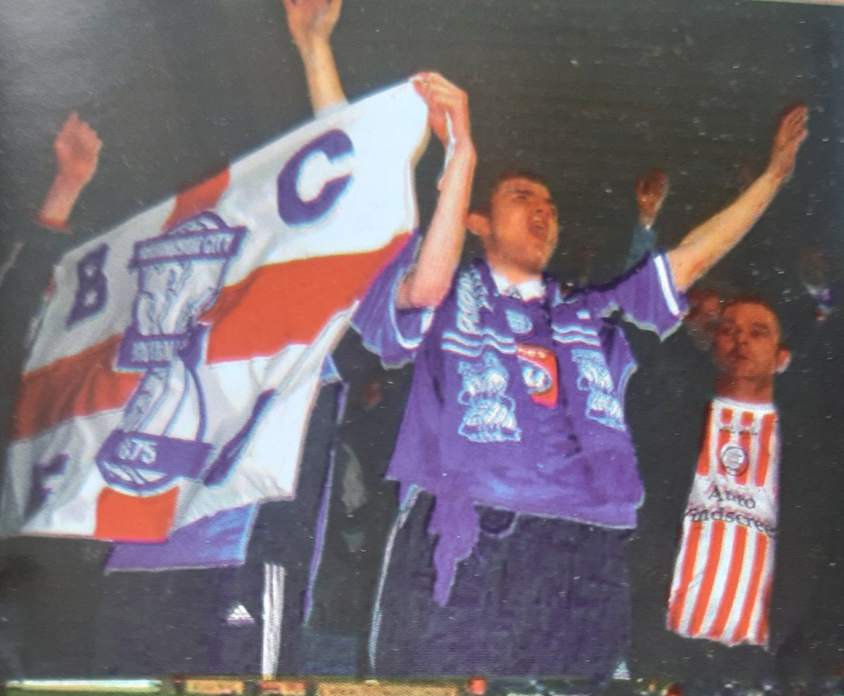 bcfcarchive's tweet image. Blues at Millwall, 2002 playoff. #BCFC