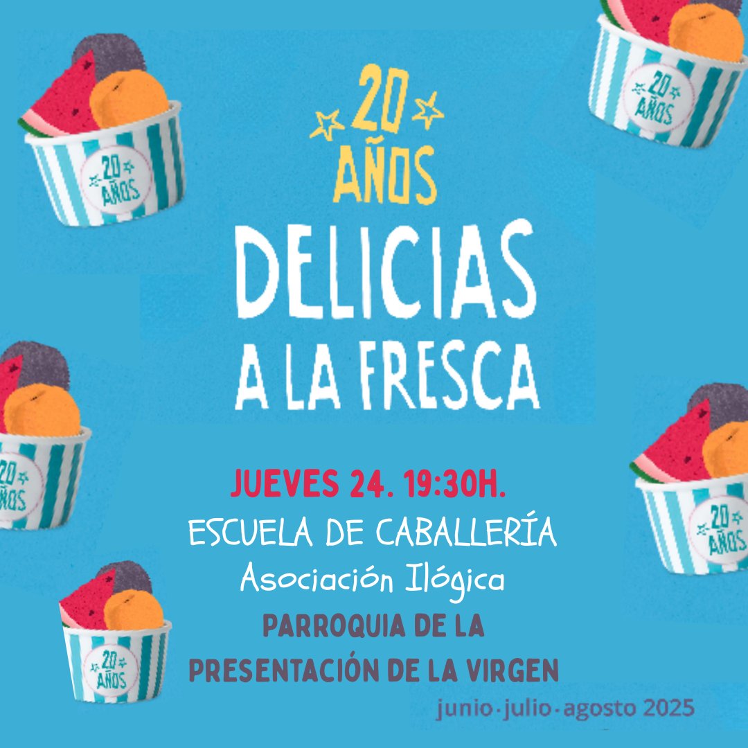 Mañana 24JUL la Asociación Ilógica montará una Escuela de caballería para los peques más valientes. ¿Te animas? Será en la Parroquia de la Presentación de la Virgen (C/ Juan Pablo II, 1) a las 19,30 h.
Más información > zaragoza.es/sede/portal/ce…