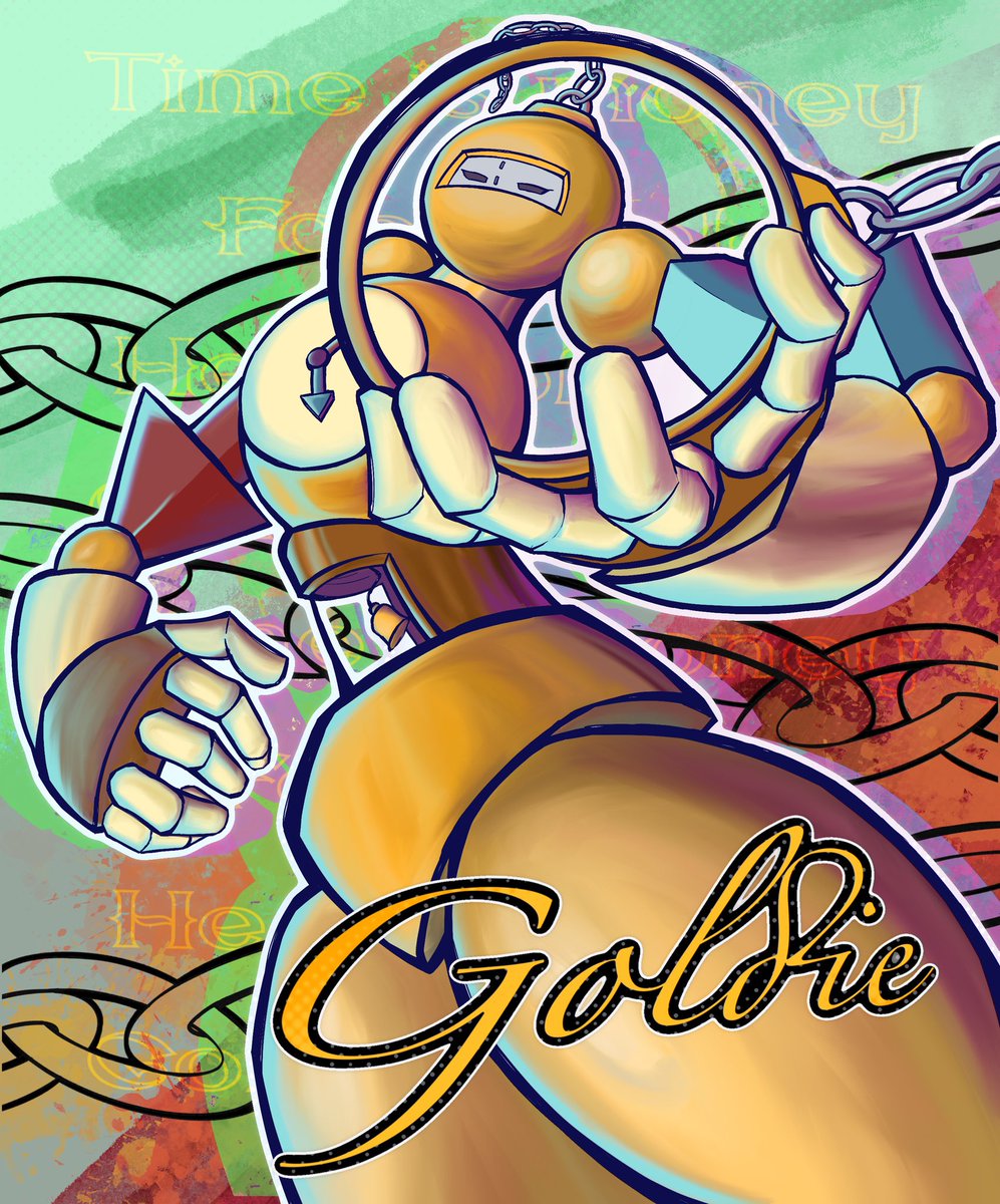 Quocity16's tweet image. Time is money and money is time. That’s why I’m always dirt poor
@Nuclear__angel’s beautiful oc Goldie, thanks for letting me draw
#artmoots #fanart #digitalart