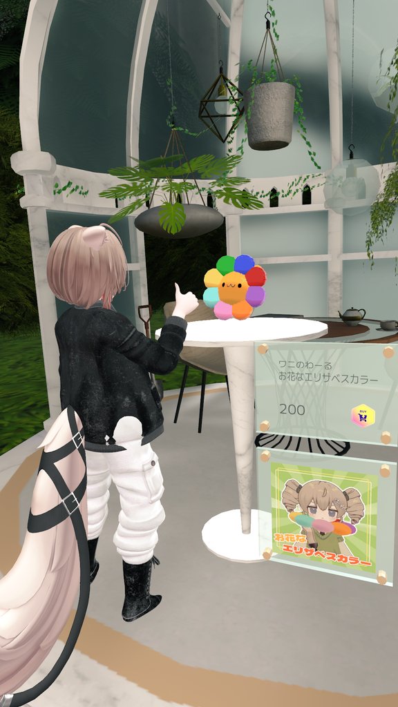 VRC_miccchi's tweet image. Vketの東京・ハワイ以外のワールドにも行ってきました♪
とても綺麗なワールドばかりで、出展するのにテーマがあったことを初めて知りました✨
どれもテーマに沿った出展がされていて、ウインドウショッピングしてる気分で楽しかったです🐱
研究所のホラーには行ってません！
 #VRChat