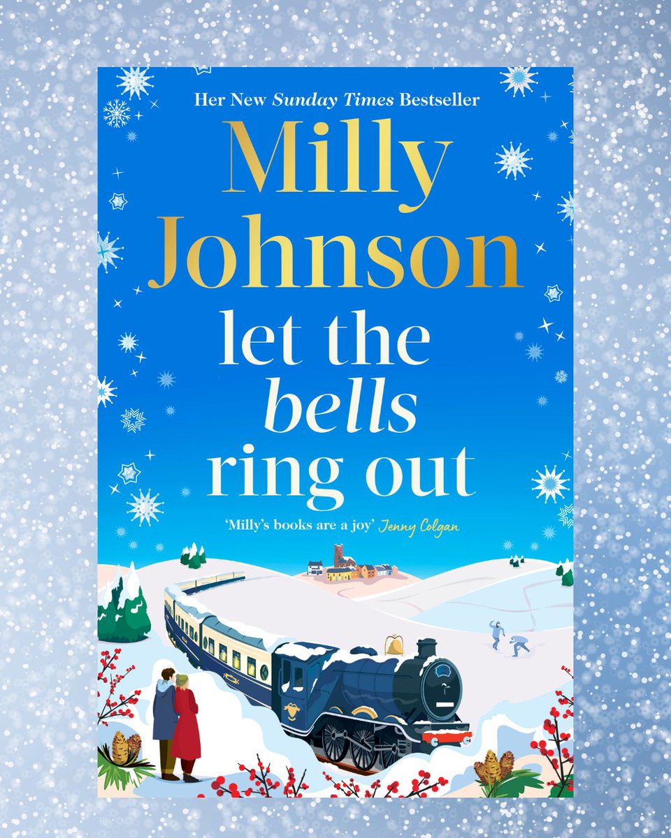 brownflopsy's tweet image. I'm absolutely thrilled to be joining the @TeamBATC #CoverReveal for #LetTheBellsRingOut, the new @millyjohnson novel publishing 23rd Oct from @simonschusterUK ❤
Seven people, one snowdrift and a Christmas stuck on a luxury train! 🎄🚃❄
Preorder now: simonandschuster.co.uk/books/Let-the-…