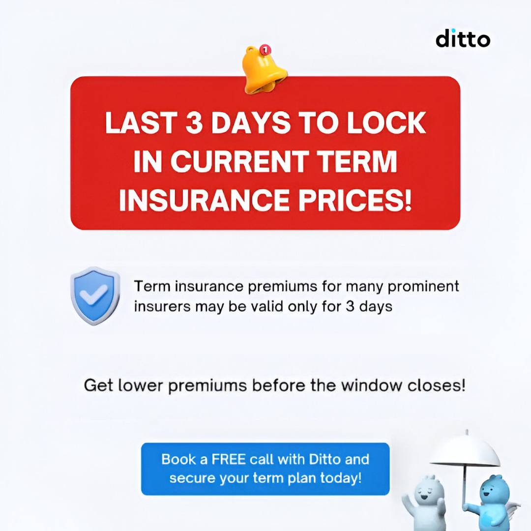 joinditto's tweet image. Every few years, insurance companies revise their rates based on updated mortality data, and 2025 is bringing another round of price hikes.
If you’re planning to buy a term insurance, it’s a good time to understand how this change might affect your premium and long-term costs.…