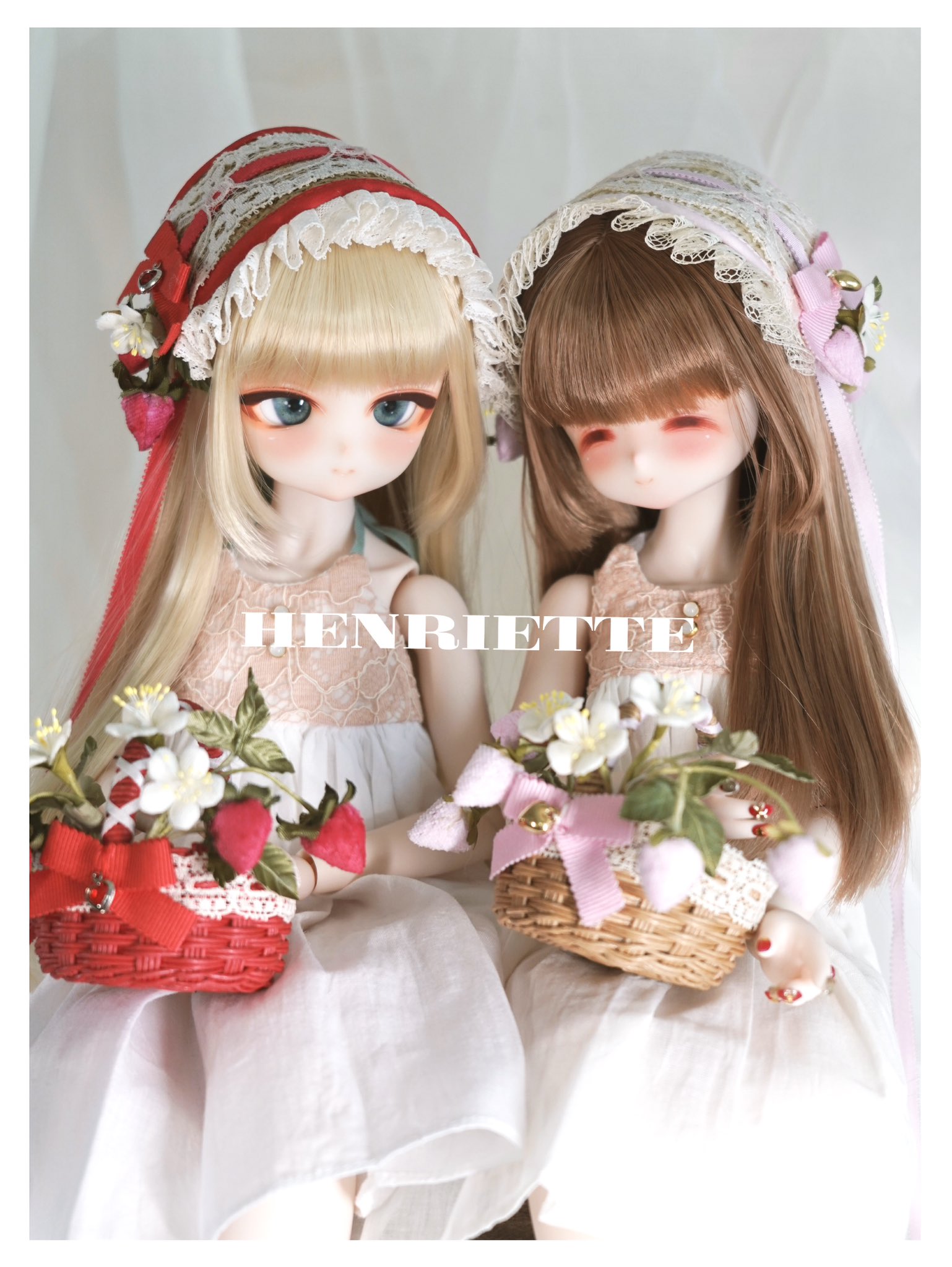 ❁ハンドメイドドール❁カントリードール❁女の子お人形❁うさぎ❁ハーフボンネット ❁ハンドメイドドール❁カントリードール❁女の子お人形