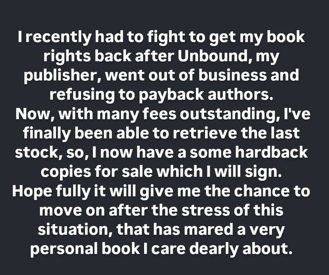 eliistender10's tweet image. I've had to fight to get the rights to my book back after not being paid. I now have some stock so, I just added a new item to my Shop! Limited Edition Signed Hardback copies of One Hundred and Fifty-Two Days for just £10 free postage! ko-fi.com/s/dc8665d452