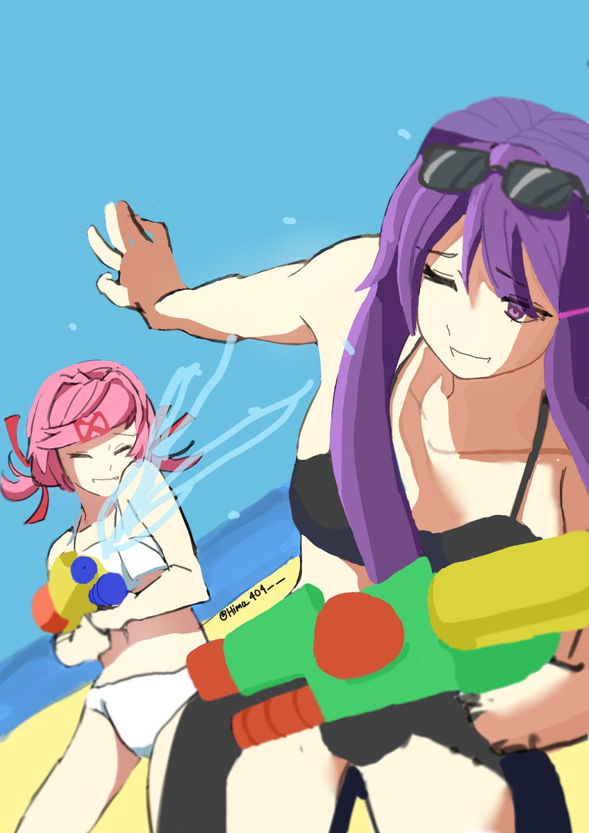 hima404__'s tweet image. She seems to be having fun
#DDLC