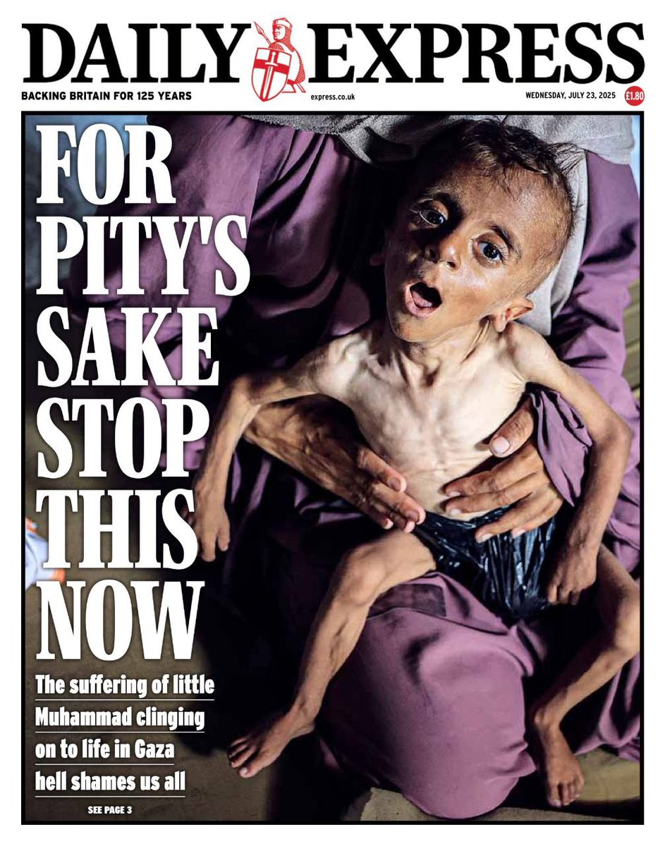 m60r_'s tweet image. I hope that all pages will do like the Daily Express and talk about us and the war of famine that is being waged against us and is killing us and our children every day