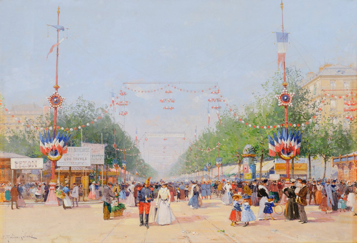 ManuelaDora's tweet image. "Fête de Neuilly" by Eugène Galien-Laloue.
@ZanelliNadia @BaroneZaza70 @karmendida @neblaruz @ampomata @BrindusaB1 @DavLucia @LunaLeso @augustin_gut @smarucci461 @valerioLivia @AlessandraCicc6 @YiannisArvanit2 @svetlana_soroka @DEOLINDAMA93701 @oppedisanopeppe
#art #painting