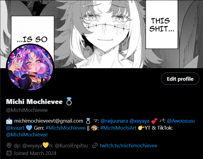 MichiMochievee's tweet image. i now see ads on twitter its so over for us