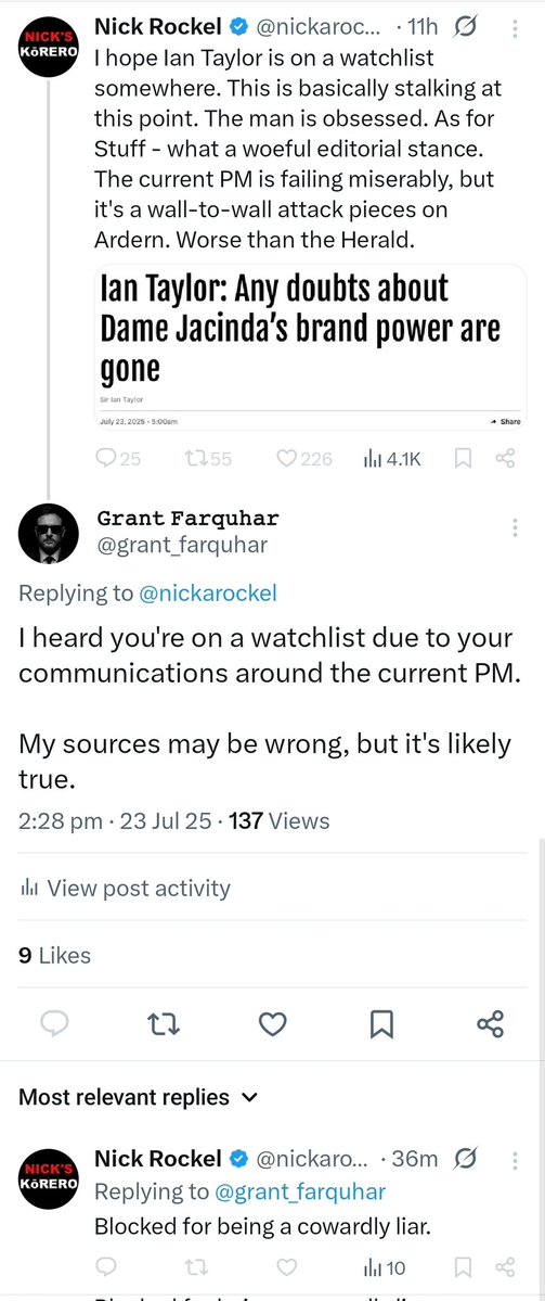 grant_farquhar's tweet image. Is there anyone as hypocritical as the man baby @nickarockel ?
Look at this hilarious moment 🤣
