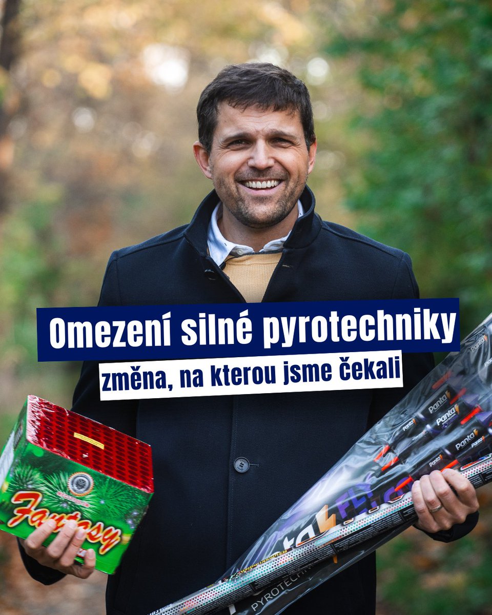 hladikpe's tweet image. 🎆Senát schválil změnu zákona o pyrotechnice. ✅ Přináší větší klid a ochranu pro rodiče, seniory i zvířata. Konec samovolného odpalování nebezpečných petard na ulicích a hlučných výbuchů v noci. Děkuji všem, kdo na této změně pracovali.