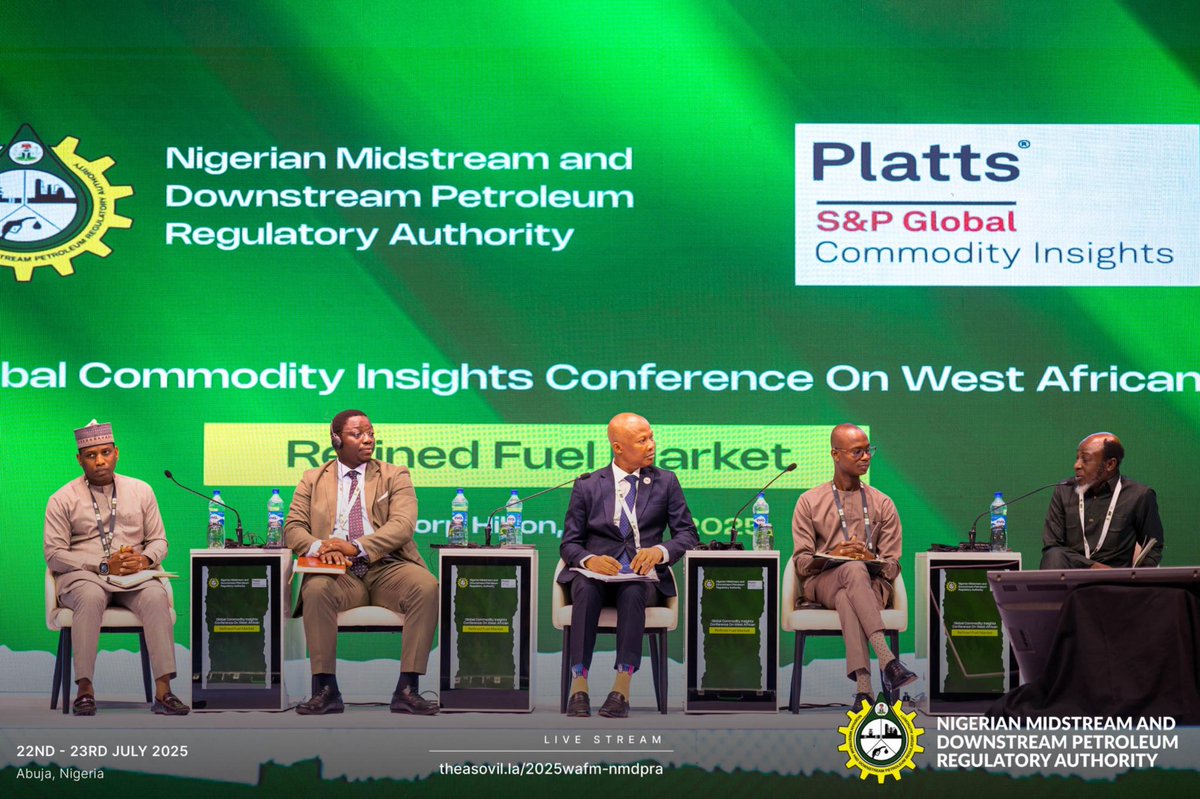 NigeriaGov's tweet image. Day 2 of #WAFM2025 is underway!
Today’s spotlight is on Policy Harmonisation — aligning West Africa’s regulatory frameworks to build a unified regional energy market.
The session features leaders from Ghana, Niger, Sierra Leone, Côte d’Ivoire, and Nigeria, including:
Godwin…