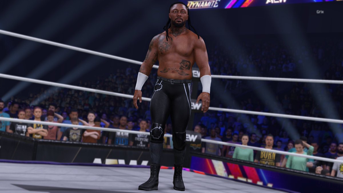 dotGrix's tweet image. Swerve Strickland '25 (@swerveconfident) for #WWE2K25 now available.
#AEW #WWE