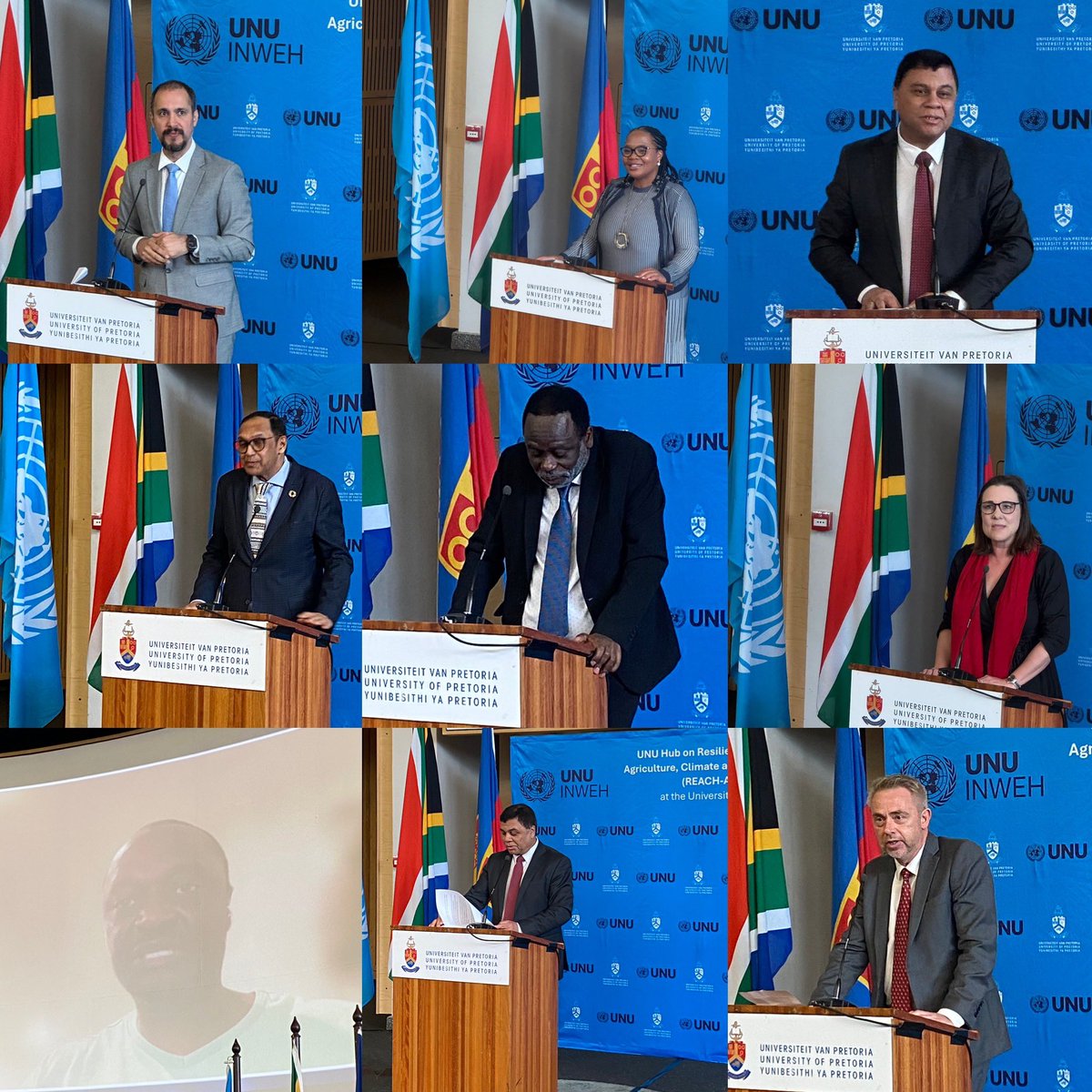 UNUINWEH's tweet image. ๐ Historic milestone!
Today we are launching the first UNU Hub in Africa โ REACH-AFRICA โ at @FutureAfricaUP ๐ฟ๐ฆ in partnership with @UPTuks.
The Hub will drive African-led solutions in environment, agriculture, climate & health โ for a resilient, sustainable future.