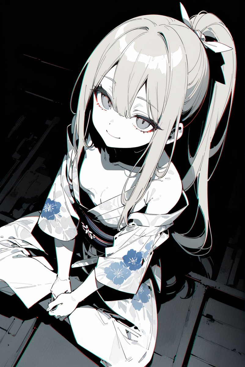 Amanatsucrape's tweet image. 「どうした、なぜ顔を背けておる?なぜ赤面しておる?ヌシが浴衣を着た儂を見たいというから着ておると言うのにそれでは着た甲斐がないというものではないか」
What's wrong? Why are you turning your face away? Why are you blushing? You said you wanted to see me in a yukata, so I put it on.…