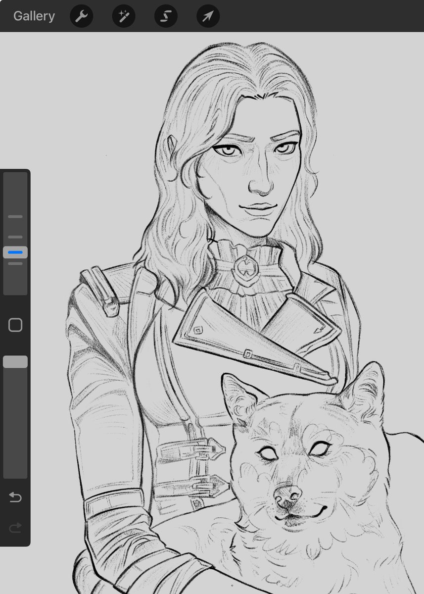 oak 🫀 (@oakleft) on Twitter photo 🐶 I missed drawing her… cait with puppy comm wip #arcane 🐶 I missed drawing her… cait with puppy comm wip #arcane