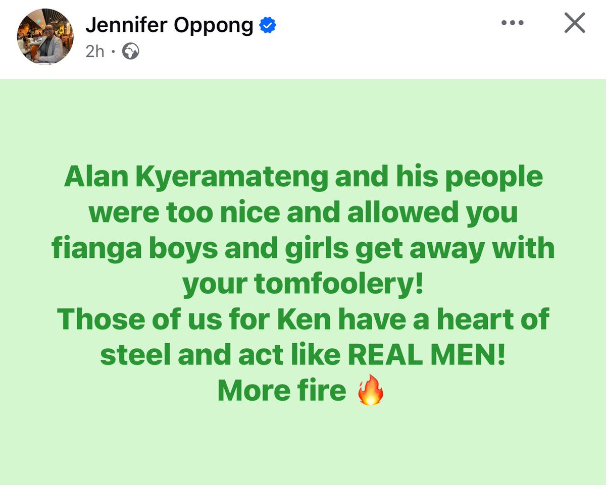 chrisatadika's tweet image. I keep saying this, Ken will fail if he adopts the same approach as Alan..Alan was a bit laidback and lackadaisical, you don’t fight an establishment with that posture, you will be bullied..Ken needs to be ruthless to save the NPP from those destroying it.