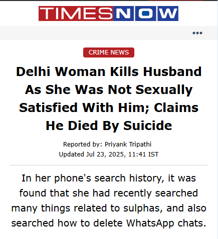 ShoneeKapoor's tweet image. 🔸"Ways to k*ll a person"
🔸"How to delete chat history?"
Her search history
Farzana Khan k*lled her husband as she wasn’t sexually satisfied and was having an affair with his cousin.
She stabbed him, took him to the hospital claiming it was a suicide.
Police found her search…