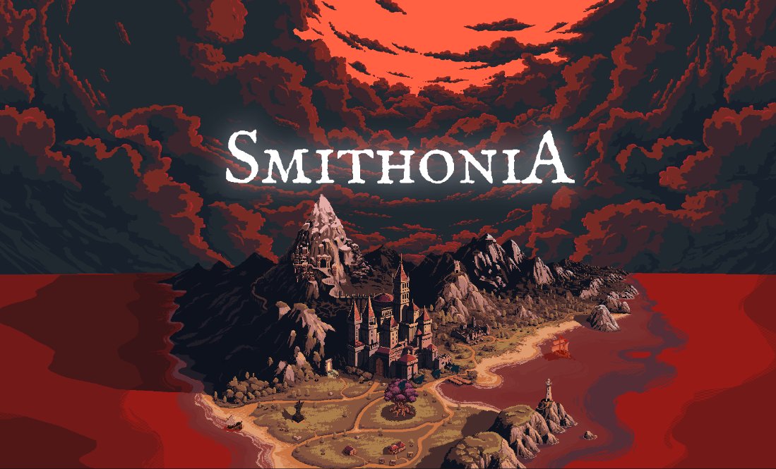 Admiring the beautiful art of our first game, Smithonia <a href="/SmithyDAO/">Smithonia</a> .