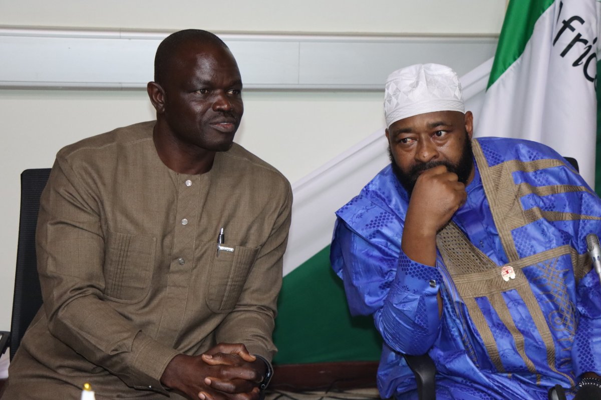 Baboucarr Manneh (@baboucarrmanne8) on Twitter photo Honored to welcome H.E. <a href="/HonBago/">His Excellency Mohammed Umaru Bago</a>, <a href="/NigerStateNG/">Niger State Gov't</a> Governor!
We discussed an ambitious partnership to boost the State's paddy production from 1.5 million to 10 million tons by 2030. <a href="/AfricaRice/">AfricaRice</a> is committed to supporting Niger State's and Africa drive toward rice self-sufficiency. Honored to welcome H.E. <a href="/HonBago/">His Excellency Mohammed Umaru Bago</a>, <a href="/NigerStateNG/">Niger State Gov't</a> Governor!
We discussed an ambitious partnership to boost the State's paddy production from 1.5 million to 10 million tons by 2030. <a href="/AfricaRice/">AfricaRice</a> is committed to supporting Niger State's and Africa drive toward rice self-sufficiency.