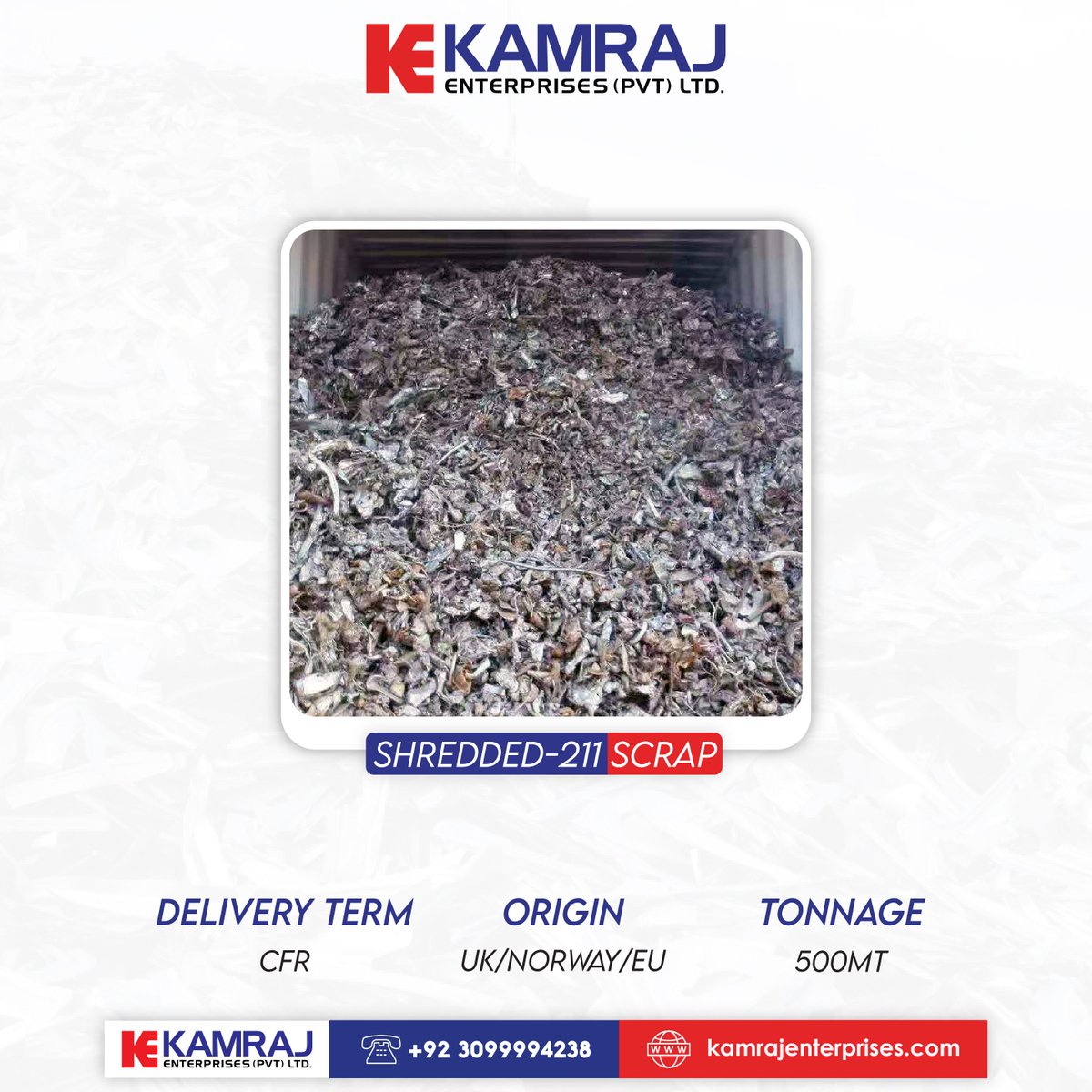 kamraj855's tweet photo. 𝐒𝐡𝐫𝐞𝐝𝐝𝐞𝐝-𝟐𝟏𝟏 𝐒𝐜𝐫𝐚𝐩 𝐀𝐯𝐚𝐢𝐥𝐚𝐛𝐥𝐞, 𝐂𝐨𝐧𝐭𝐚𝐜𝐭 𝐔𝐬!

📦𝐓𝐨𝐧𝐧𝐚𝐠𝐞: 𝟓𝟎𝟎𝐌𝐓
📍𝐎𝐫𝐢𝐠𝐢𝐧: 𝐔𝐊/𝐍𝐎𝐑𝐖𝐀𝐘/𝐄𝐔

𝐕𝐢𝐬𝐢𝐭 𝐰𝐰𝐰.𝐤𝐚𝐦𝐫𝐚𝐣𝐞𝐧𝐭𝐞𝐫𝐩𝐫𝐢𝐬𝐞𝐬.𝐜𝐨𝐦 𝐟𝐨𝐫 𝐦𝐨𝐫𝐞 𝐢𝐧𝐟𝐨𝐫𝐦𝐚𝐭𝐢𝐨𝐧. https://t.co/6Ah7q0RNwI