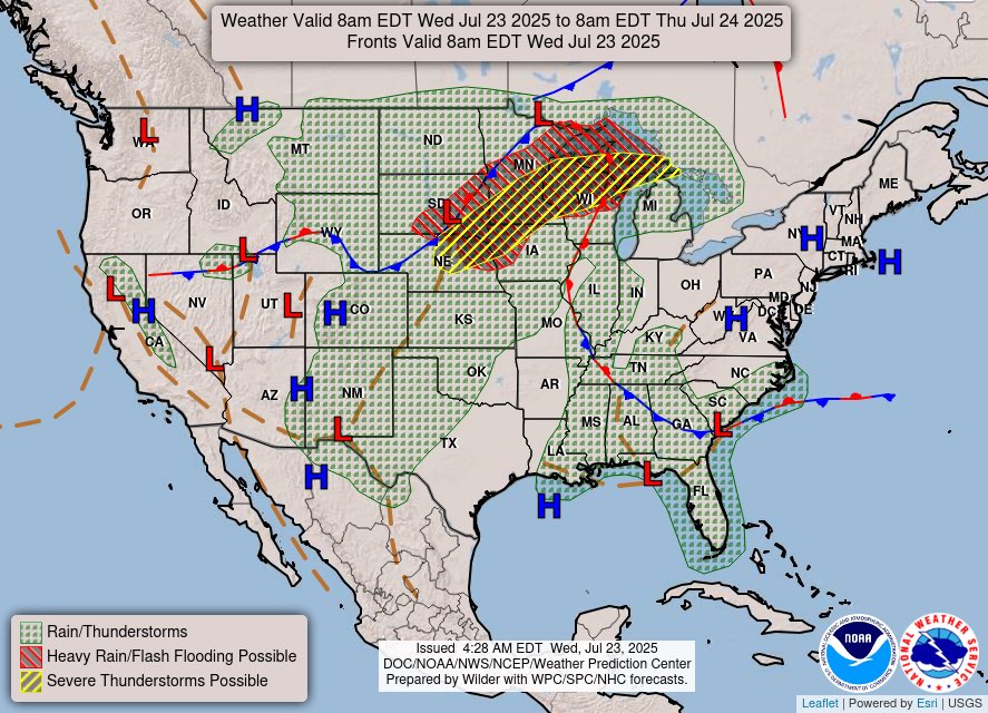 Eweather13's tweet image. Today: 🌤️ Mostly sunny and continued comfortable but warmer. Highs in the low to mid 80s inland, upper 70s to low 80s across SE coastal areas.
Tonight: Mostly clear. Lows in the 60s. A touch more mugginess, especially at the shoreline.