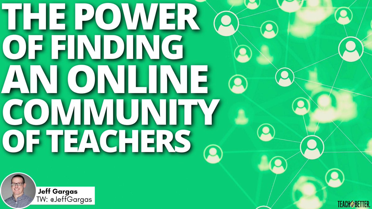teachbetterteam's tweet image. The Power of Finding an Online Community of Teachers buff.ly/6FOqpVB