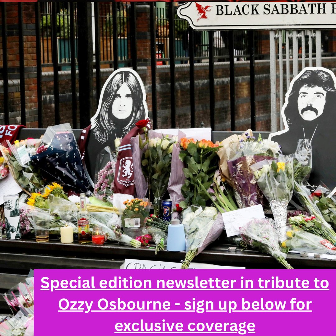 DerbyWorld_'s tweet image. It's quick and easy to sign up: birminghamworld.uk/newsletter See the Ozzy Osbourne newsletter here: shorturl.at/TLear