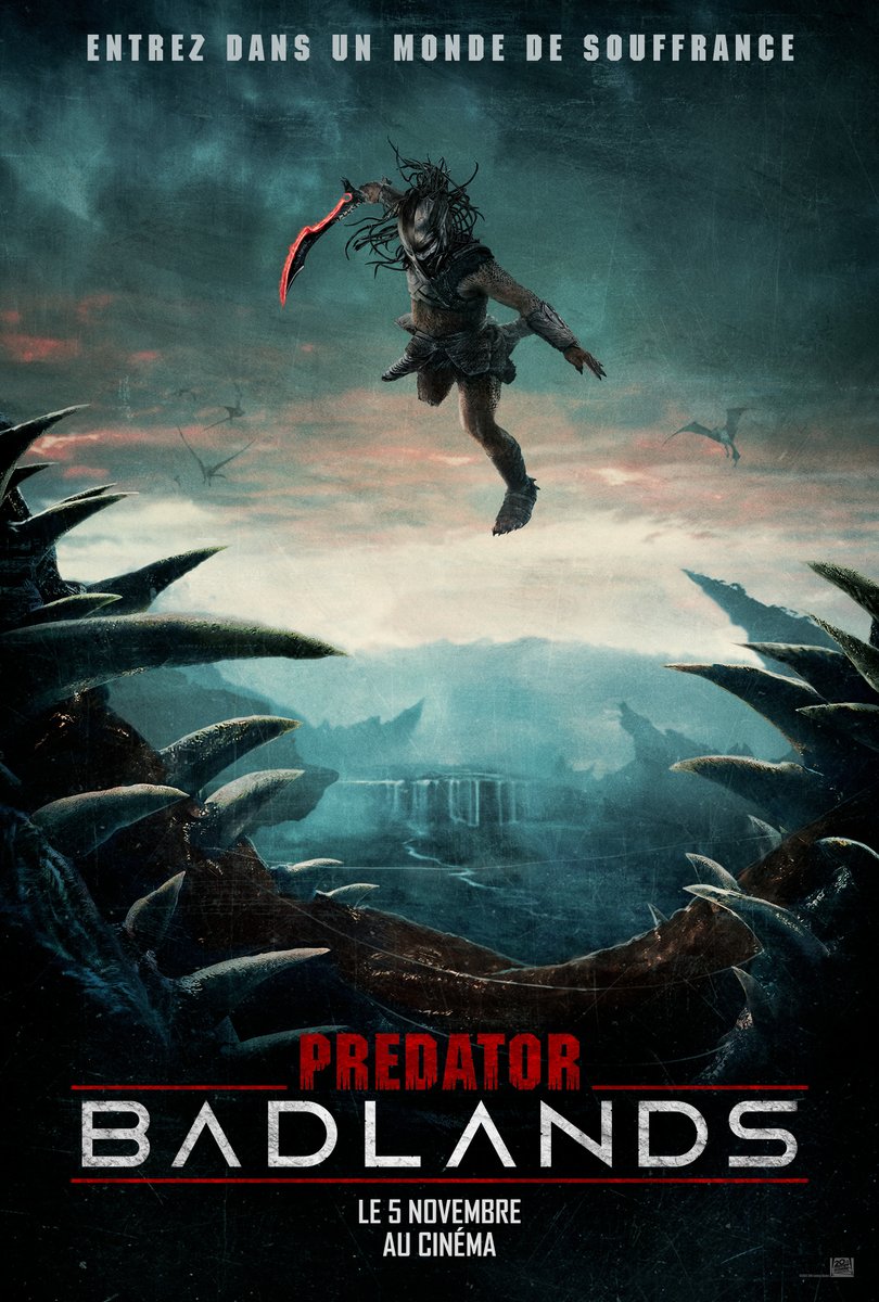 Entrez dans un monde de souffrance. 

#Predator : Badlands, le 5 novembre au cinéma.