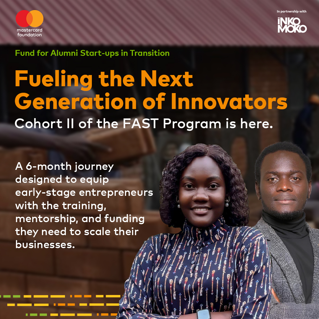 Mastercard Foundation FAST Program: Cohort II is here! 🚀
100 new entrepreneurs. 6 countries.
6 months of growth powered by Inkomoko + <a href="/MastercardFdn/">Mastercard Foundation</a>.

In Cohort I, we invested $650K+ in 77 youth-led businesses — 58% by young women!
Let’s build again
#SolutionsFoundHere