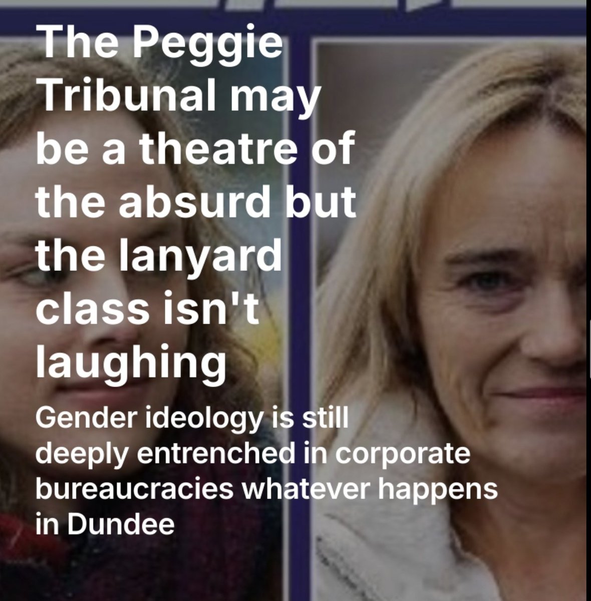 iainmacwhirter's tweet image. The Sandie Peggie Employment Tribunal isn't over yet and claims of victory may be premature. Free to Read.
open.substack.com/pub/iainmacwhi… .
