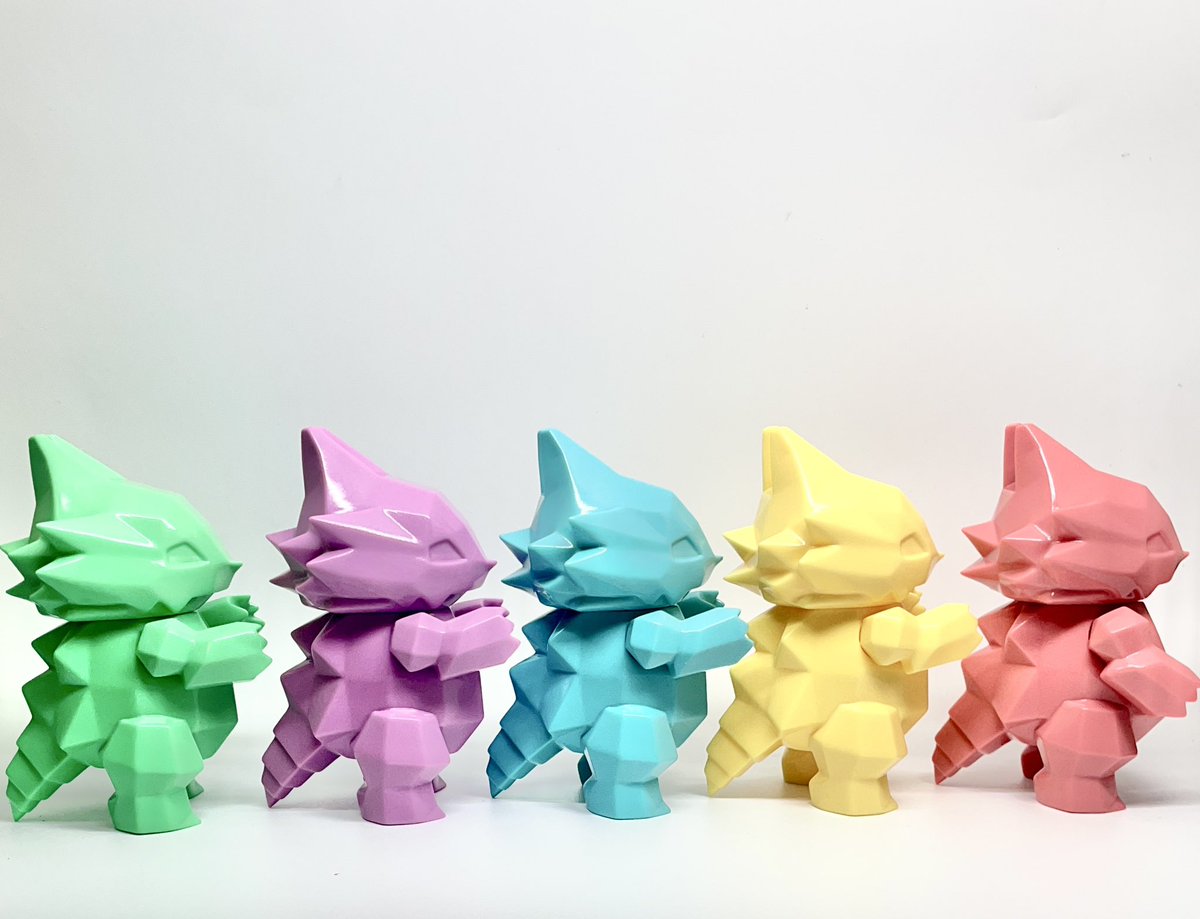 _nekorat's tweet image. 毎回恒例のドラポリくじやりますよー!!!
今回の素体はパステルカラー系の色合いにしてみました🐉✨
ドラポリゴン3種×各5色で合計15種類くじになっております!!
1回3,000円のくじになりますので是非お気軽にご参加下さい😊
今回も当たり賞🎯もあるので楽しみにしていて下さいね👍…