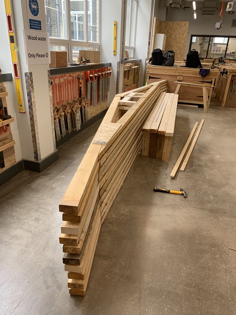 College term may be over, but our T Level Site Construction learners are still hard at work – finalising design prep for the on-site assembly of new farm cabins and spaces at Gulliver’s. 📐🔨 

#TLevels #Construction #FutureBuilders #GulliversProject #FurtherEducation