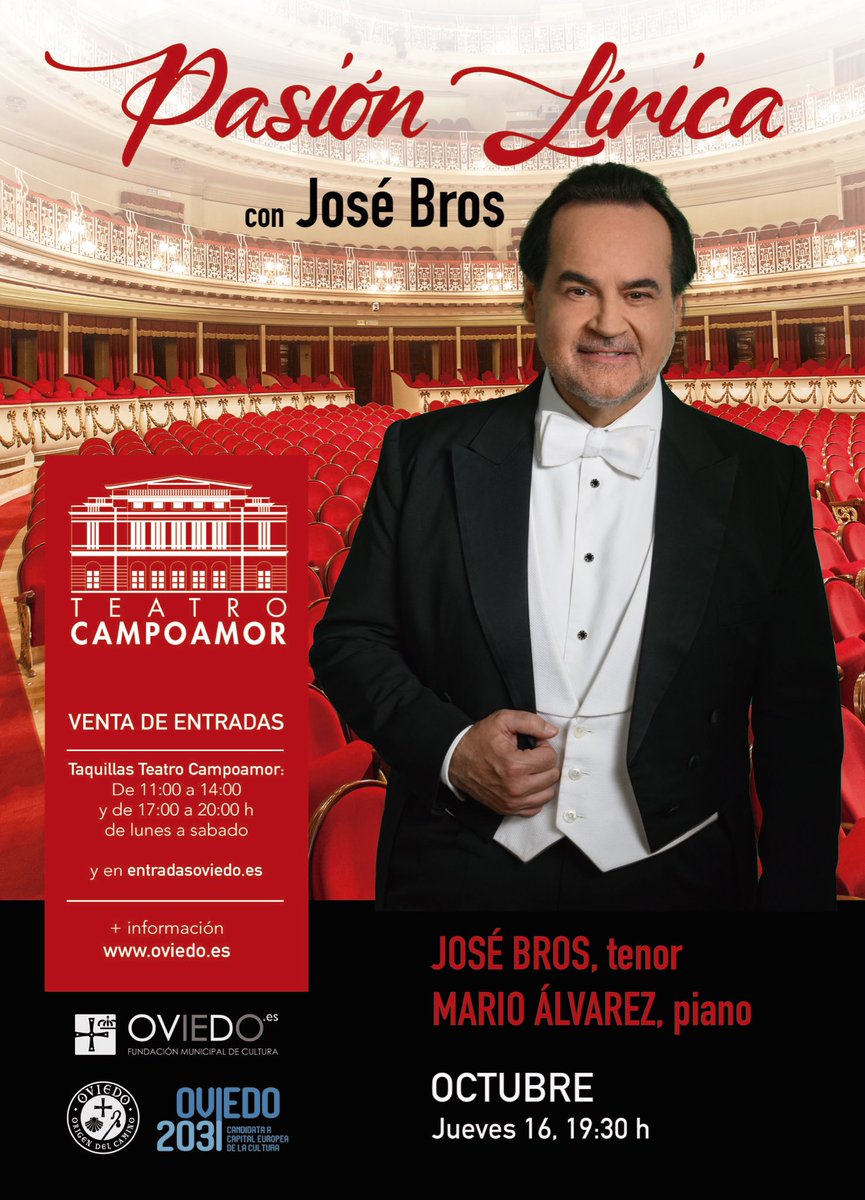 Preparando la gira “Pasión Lírica”
Con mucha ilusión de que comience en Oviedo.
No te lo pierdas !!!!