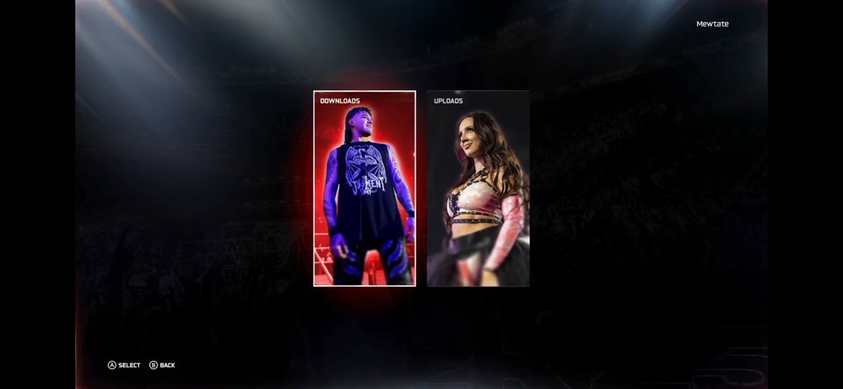 iamerickguerra's tweet image. Sadly, The Image Manager option with the picture of Drew McIntyre is not available on the Nintendo Switch 2 version 😢 #WWE2K25