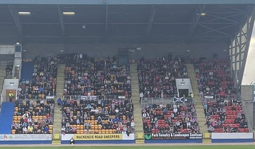 days_scottish's tweet image. Raith Rovers fans at St Johnstone last night
@RaithRovers