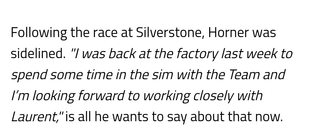 formuLau16's tweet image. Max on Mekies:
"I was back at the factory last week to spend some time in the sim with the Team and Iβm looking forward to working closely with Laurent,"