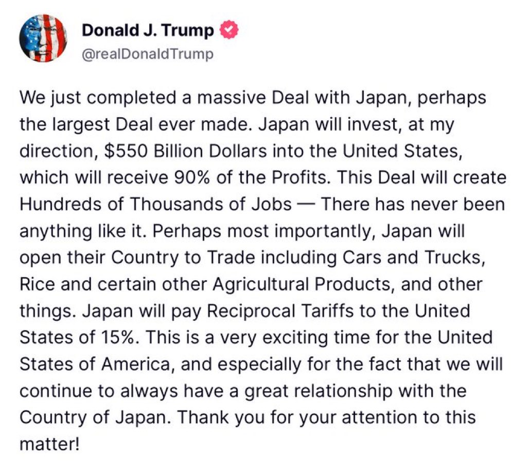 bradsferguson's tweet image. Yuge! Could this potentially open Japan up for Tesla?