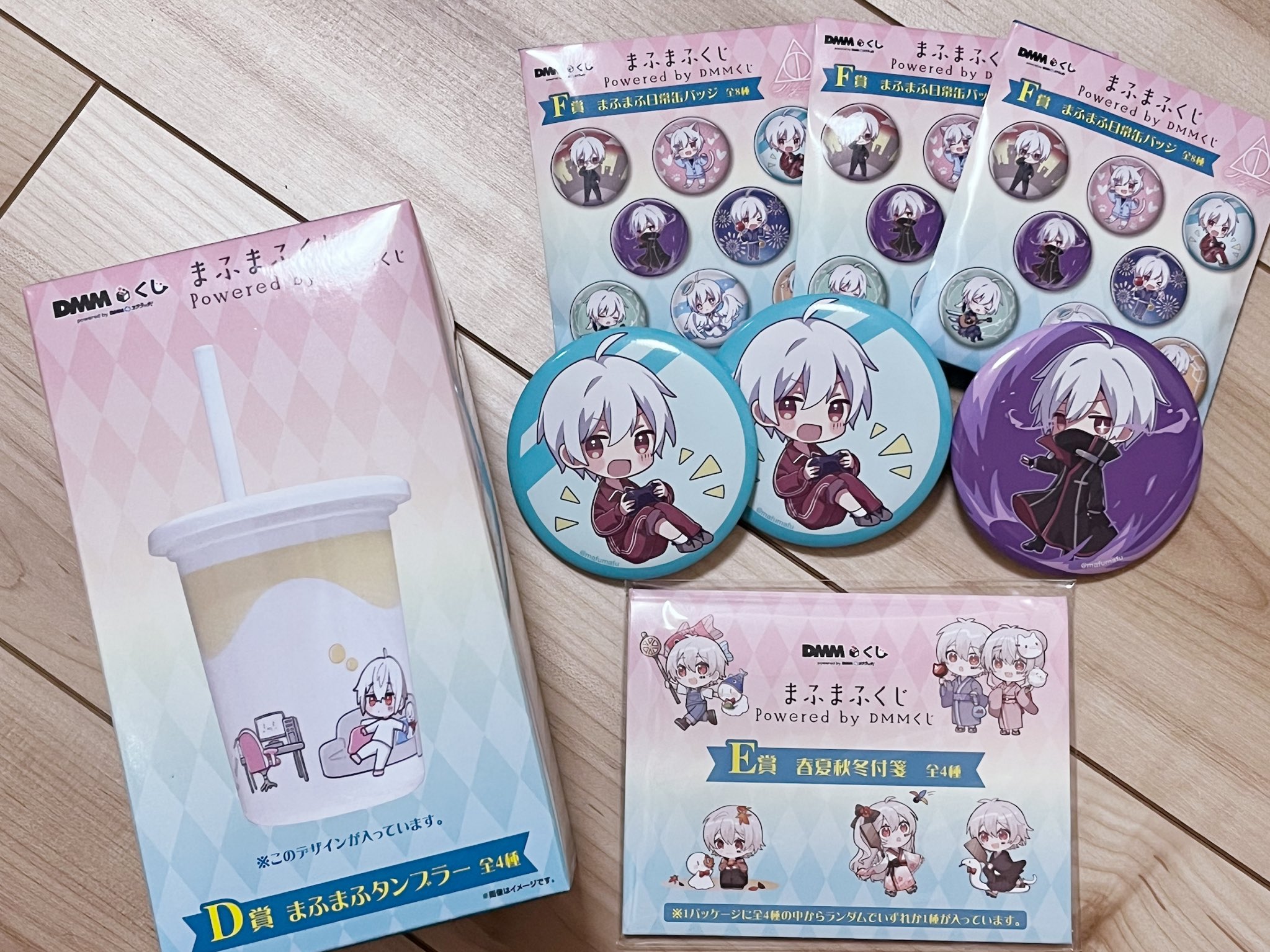 まふまふくじ　DMMくじ　Ｆ賞　まふまふ日常缶バッジ DMMくじ まふまふくじ F賞 まふまふ日常缶バッジ｜Yahoo!フリマ