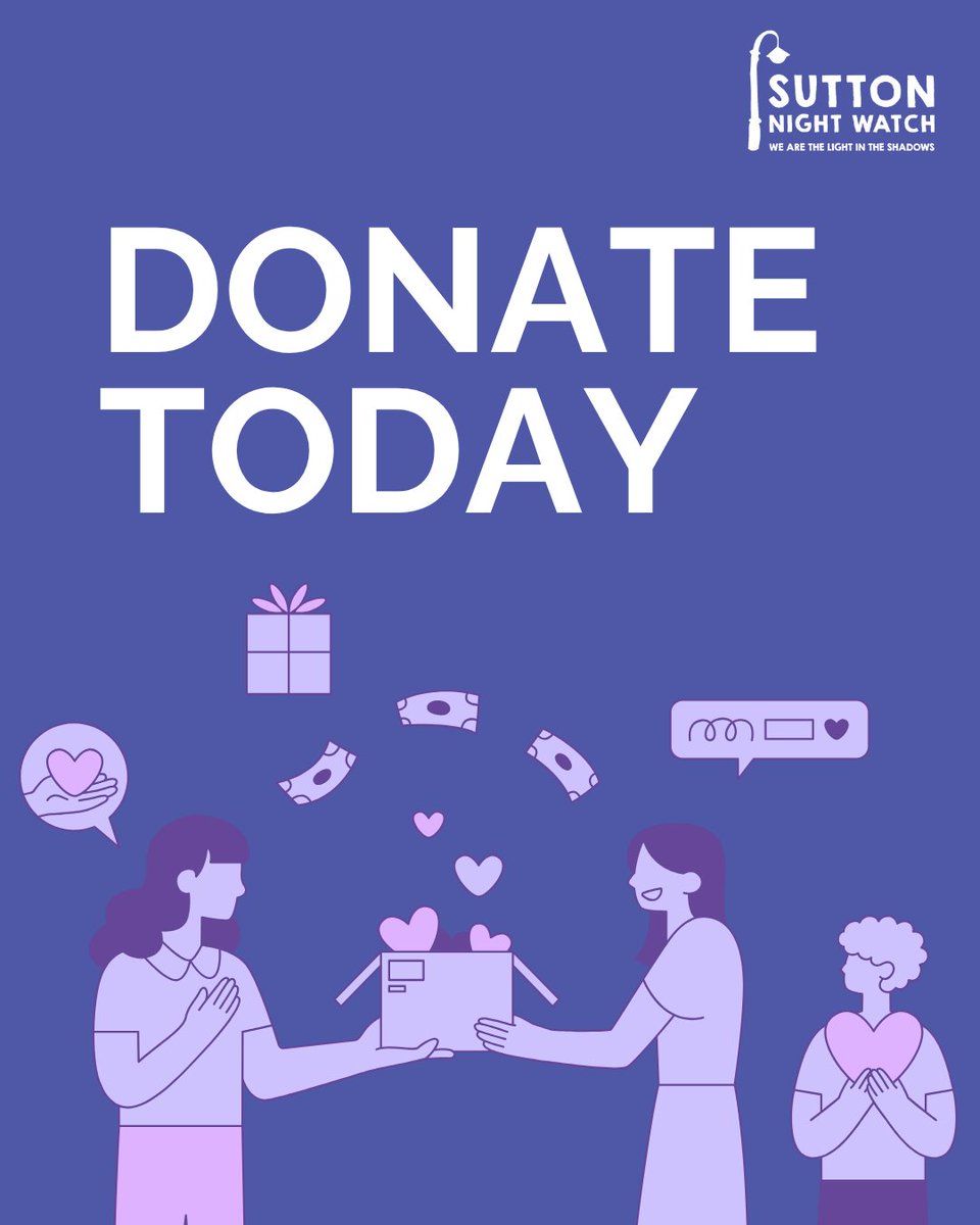 Snwhomeless's tweet image. Not to steal a famous retailer’s slogan…but every little really does help 😉
Whether it’s £1 or £100, your donation helps us continue providing vital support to those in need.
Donate today: ow.ly/HuNJ50WezVn
#SuttonNightWatch #GiveBack #Donate