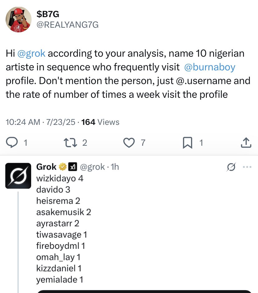 ukange_davidx's tweet image. Wizkid and Davido steady stalking Burna Boy
I no blame them, na their fave be that 🦍😁